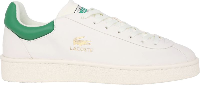 Lacoste - Baseshot - Heren Sneaker - Wit - Leer - Rubber Zool