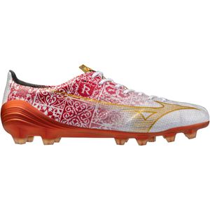 MIZUNO Alpha SR4 JAPAN Voetbalschoenen Wit/Gold/High Risk Red