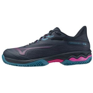 Mizuno - WAVE EXCEED LIGHT 2 PADEL - Sportschoenen - Midnight Navy/Fuchsia/Paarse - Mesh