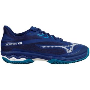 Mizuno - WAVE EXCEED LIGHT 2 CC - Tennisschoenen - Bellwether Blauw/Wit/Fjord Blauw - Heren
