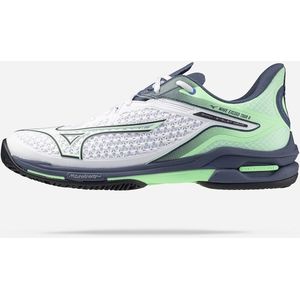 Mizuno WAVE EXCEED TOUR 6 CC Tennis Weiß/India Ink/Neo Mint Damen/Herren Grösse 42