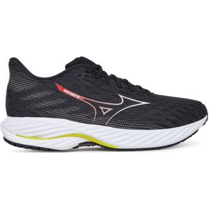 Mizuno WAVE RIDER 28 Running Schwarz/Weiß/Evening Primrose Herren Grösse 44.5