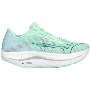 Mizuno WAVE REBELLION FLASH 2 Running NeoMint/VintageIndigo/HintMint Herren Grösse 41