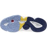 Mizuno - WAVE MOMENTUM 3 MID - Korfbalschoenen - Wit/BellwetherBlauw/BelAirBlu