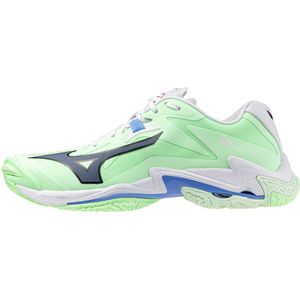 Mizuno - WAVE LIGHTNING Z8 - Volleybalschoenen - Neo Mint/Zwart/Frontier Blauw