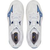 Mizuno - WAVE LIGHTNING Z8 - Volleybalschoenen - Wit/BellwetherBlauw/BelAirBlu