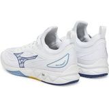 Mizuno - Wave Luminous Korfbalschoenen - Zwart - Geweven Bovenwerk