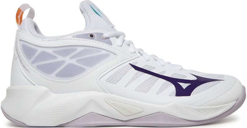Mizuno - Wave Dimension - Indoorschoenen - Wit - Technisch Volleybalschoeisel