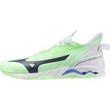 Mizuno - WAVE MIRAGE 5 - Handbalschoenen - Neo Mint/Zwart/Frontier Blauw