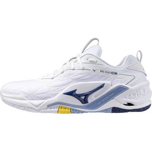 Mizuno WAVE STEALTH NEO 2 Handball Weiß/BellwetherBlau/BelAirBlu Damen/Herren Grösse 45