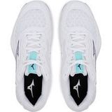 Mizuno - WAVE PHANTOM 3 - Handbalschoenen - Wit/VioletIndigo/CamelliaRos