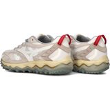 Mizuno - WAVE MUJIN TL - Hardloopschoenen - Wind chime/mizuno snow white/vintage khaki