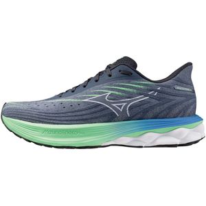 Mizuno WAVE SKYRISE 6 Running Vintage indigo/white/neo mint Herren Grösse 45