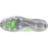 Mizuno MORELIA NEO IV PRO Voetbalschoenen Wit/neon green/cool gray 3c Dames/Heren Maat 40
