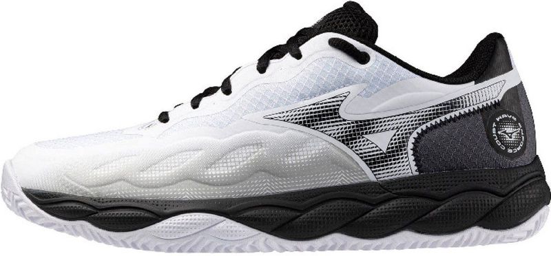 Mizuno - Wave Enforce Court CC - Tennisschoen - Wit - Zwart - Iron Gate