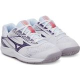 Mizuno - Cyclone Speed - Handbalschoenen - Wit - Ademend Mesh
