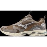 Mizuno - WAVE RIDER 10 - Sportstyle Schoenen - Fossil/Wit/Thrush