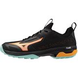 Mizuno - Wave Panthera 2 - Hockeyschoenen - Zwart - Oranje - Groen