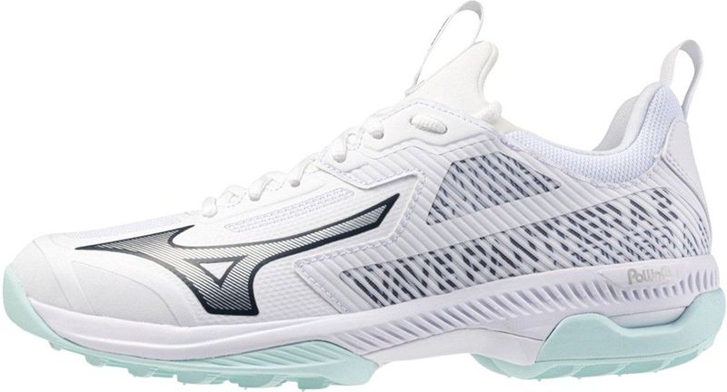 Mizuno - Wave Panthera 2 - Hockeyschoenen - Wit - Lichtgroen - Zilver - Zwart