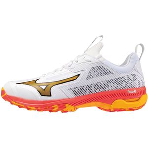 Mizuno - Wave Panthera 2 - Hockeyschoenen - Wit - Lichtgroen - Zilver - Zwart