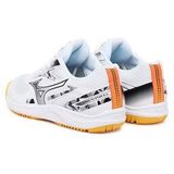 Mizuno - Stealth Star 3 - Zaalsportschoenen - Wit - Koraalrood - Geel