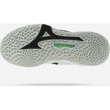 Mizuno - WAVE STEALTH NEO 2 - Handbalschoenen - Wit/Zwart/Frozen Emerald - Dames/Heren