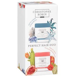 Christophe Robin - Perfect Hair Duo Set - Haarmaskers - Reinigend - Voedend