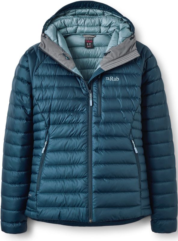 Rab - Microlight Alpine Jacket W - Donsjas - Blauw