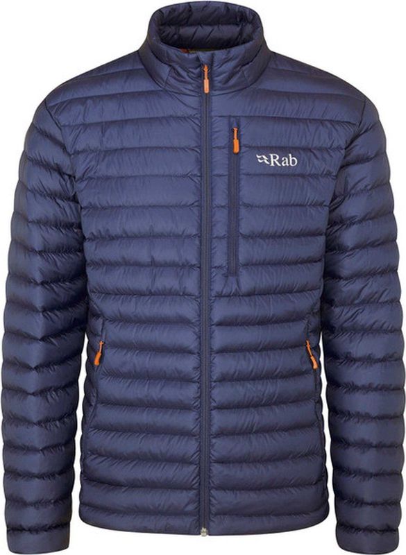 Rab Microlight Jacket - Blauwe Donsjas van Gerecycled Materiaal