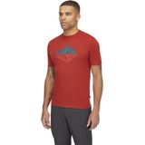 Rab Crimp Reflection T-Shirt Heren - Tuscan Red