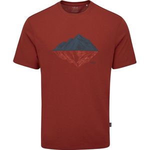 RAB - Crimp Reflection Tee - T-shirt - Rood - Sneldrogende TENCEL™-mixstof