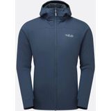 RAB - Xenair Mountain Flex Jacket - Jack - Zwart - Synthetisch - Ademend