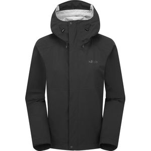 Rab - Firewall - Hardshell Jas - Dames - Zwart - 40D Pertex Shield