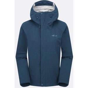 Rab - Women's Firewall Jacket - Regenjas - Blauw - Waterdicht, Winddicht, 100% Polyamide
