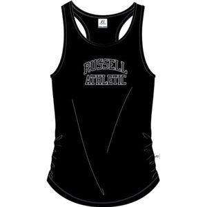 RUSSELL ATHLETIC Tanktop voor dames, racerback, zwart, S