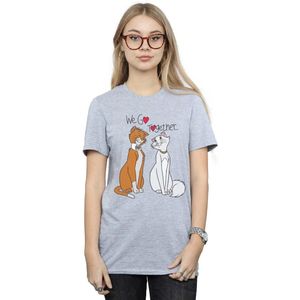 Li-cense Disney dames the aristocats we go together katoenen vriendje t-shirt