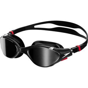 Speedo Biofuse 2.0 Veiligheidsbril voor volwassenen, uniseks, zwart/zilver, eenheidsmaat