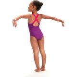 Speedo - Learn To Swim - Badpak - Paars - 6-9 Maanden - Meisje
