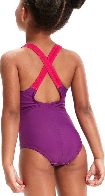 Speedo - Learn To Swim - Badpak - Paars - 6-9 Maanden - Meisje