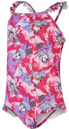 Speedo - Thinstrap Badpak - Kersenroze/Zoete Taro/Hellium - Chloorbestendig - Sneldrogend