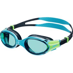 Speedo Unisex Kids Biofuse 2.0 Goggles, Hypersonic Blauw/True Navy/Lumo Groen/Blauw, ONESZ