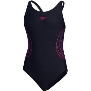 SPEEDO - eco placmement muscleb nav/pin - Blauw-Multicolour