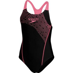 Speedo Medley Logo Medalist Zwart/Roze Sportbadpak