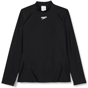 Speedo Rash Guard Rash Guard Rash Guard Shirt met lange mouwen voor dames (1 stuks), Zwart, XXL