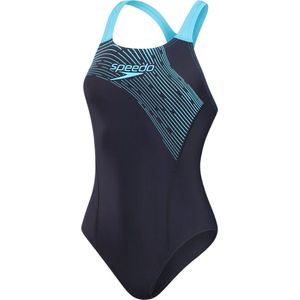 Speedo Medley Logo 1 Piece Marine/Blauw Sportbadpak