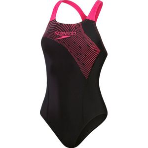 SPEEDO - Muscleback Badpak - Zwart - Materiaal