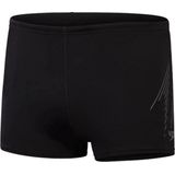 Speedo Hyperboom Placement Aquashort voor heren | Zwemtraining | Fitness | Chloorbestendig, Zwart/USA Charcoal, 28