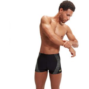 Speedo - Duo Logo Print - Zwembroek - Zwart - EnduraFlex Materiaal