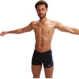 Speedo - Tech Panel - Zwembroek - Zwart - 53% Polyester, 47% Polyethyleenterephthalaat
