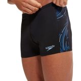 Speedo - Tech Panel - Zwembroek - Zwart - 53% Polyester, 47% Polyethyleenterephthalaat